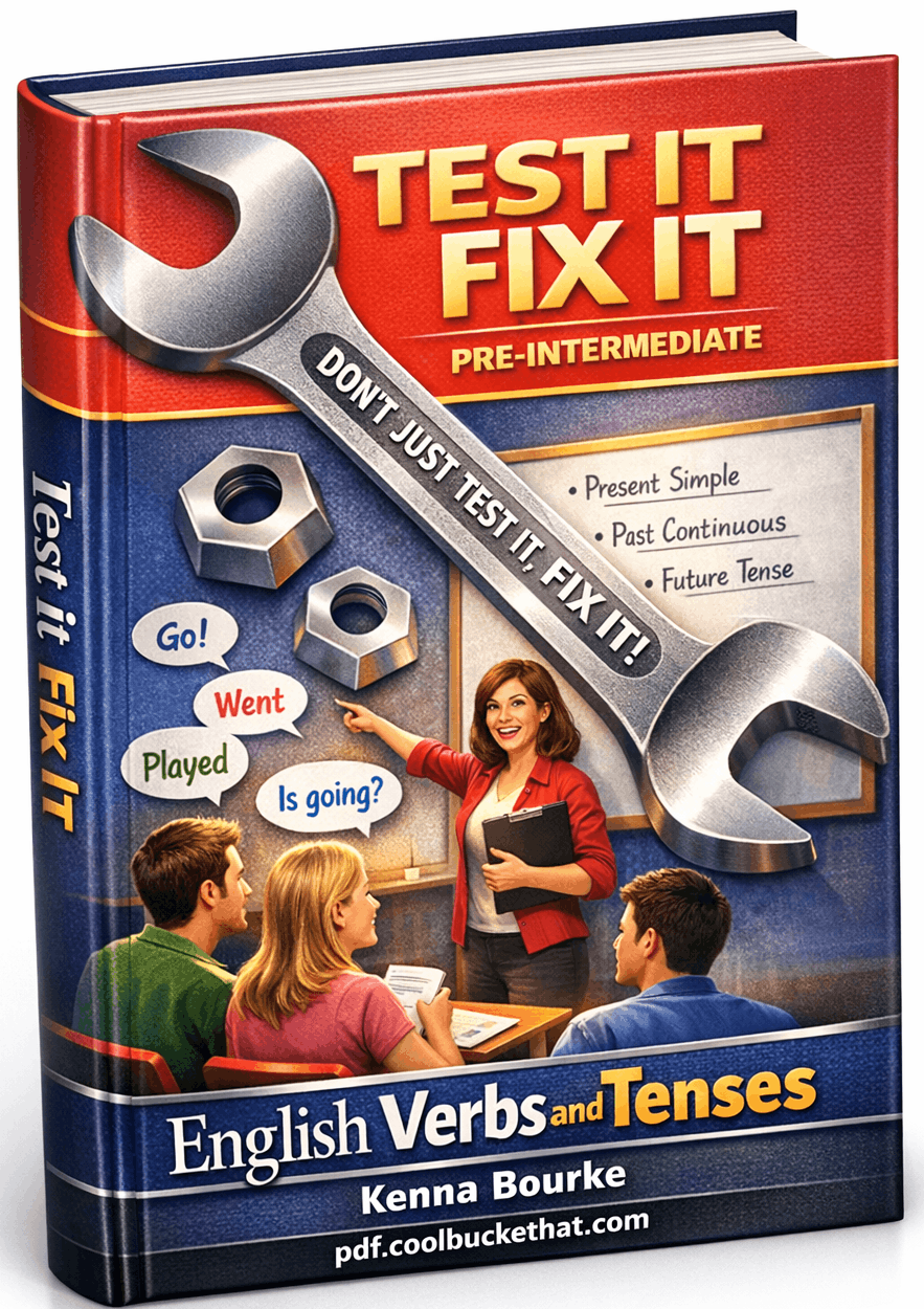 Test it, Fix it. English Verbs and Tenses. Pre-…